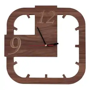 تخفیف 52% خرید ساعت دیواری چوبی 
