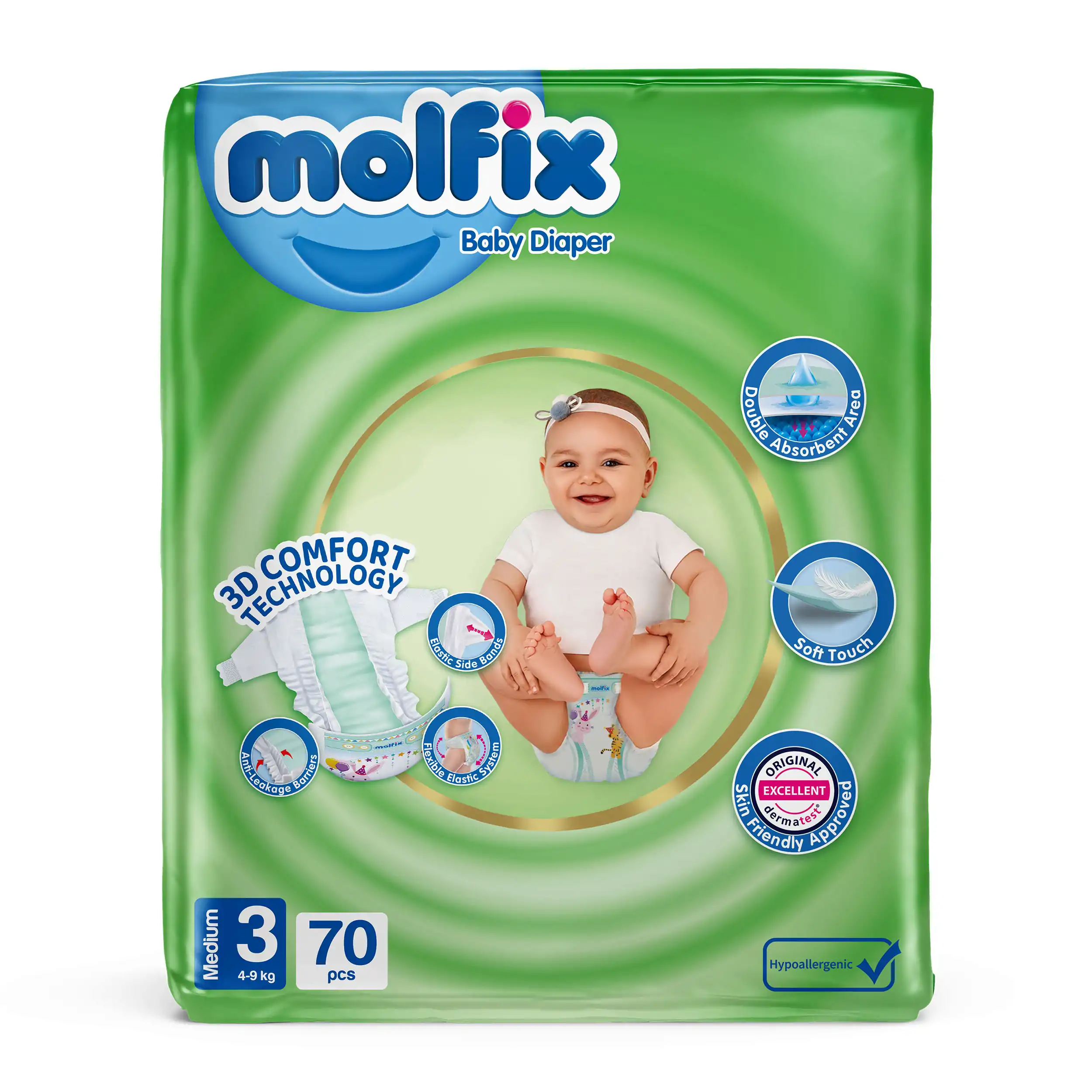 تخفیف 15% خرید انواع پوشک بچه