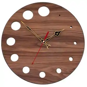 تخفیف 49% خرید ساعت دیواری چوبی 