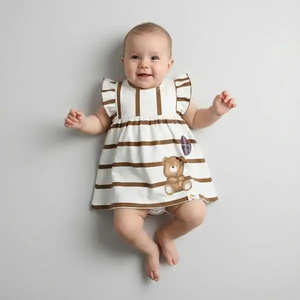 تخفیف 60% خرید لباس نوزادی دخترانه