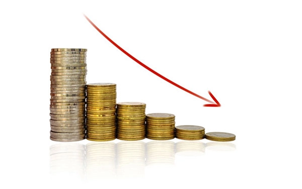 نمودار کاهش هزینه