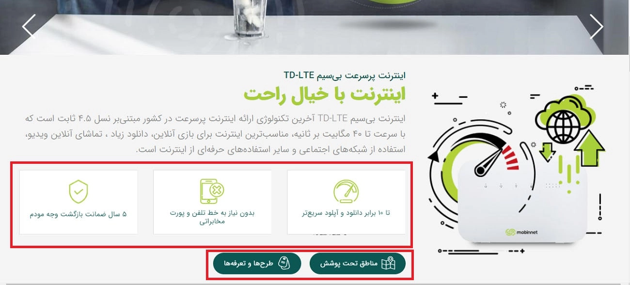 تخفیف اینترنت مبین نت