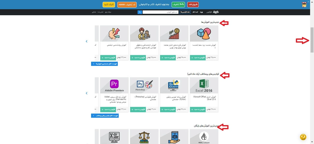 نحوه خرید از فرادرس