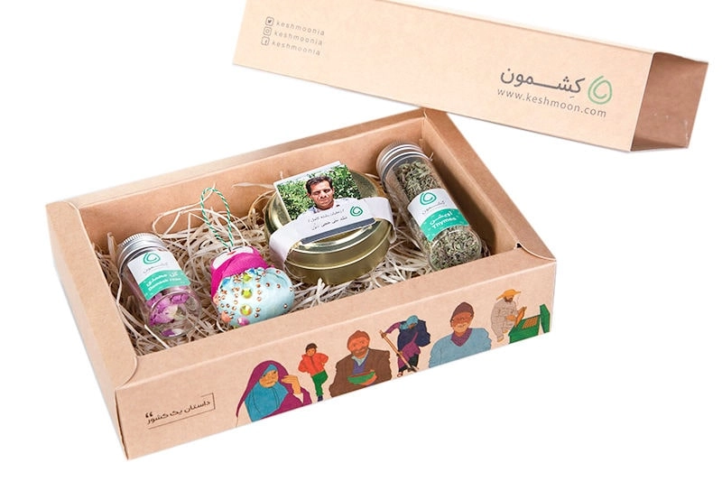 جعبه هدیه در کشمون