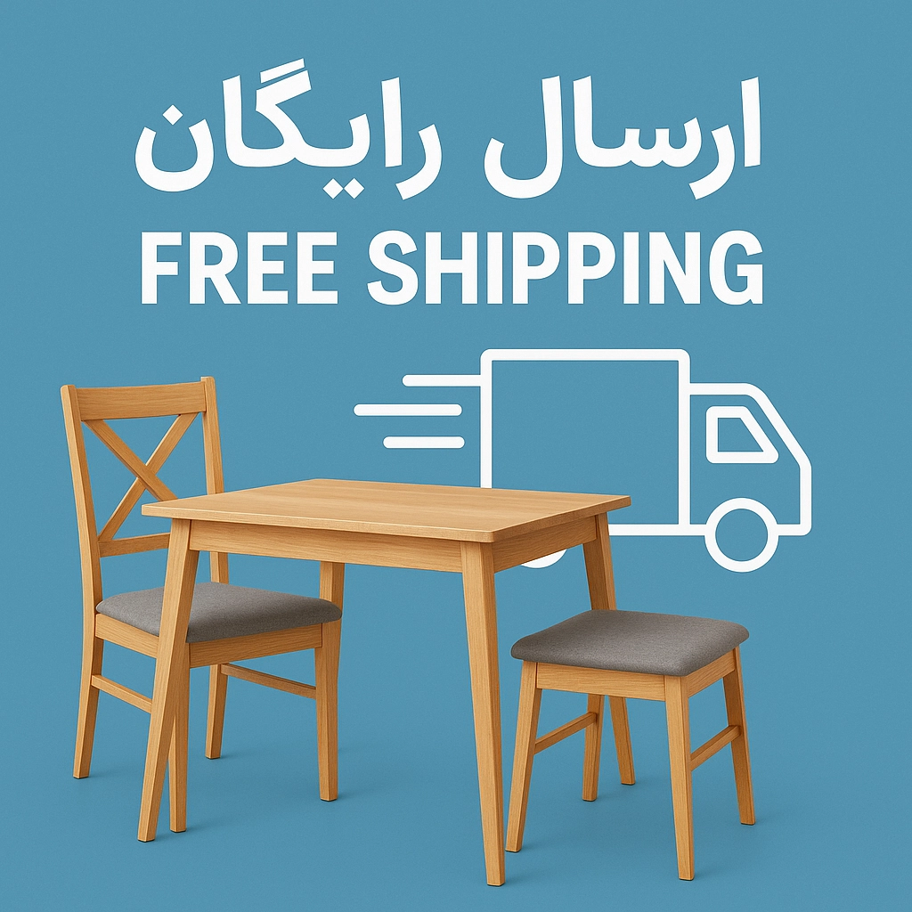 هزینه ارسال و نصب برای میز و صندلی‌